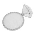 thumbnail image 4 of Nail Color Mixing Palette, Exquisite Base Resin Nail Art Palette Color Painting  For Nail Salon Silver, 4 of 8