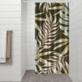 thumbnail image 3 of Palm Inspired Shower Curtain Tropical Leaf Waterproof Bathroom Curtain 36x72 Inches Fade-Resistant Quick Dry Hotel Style, 3 of 5