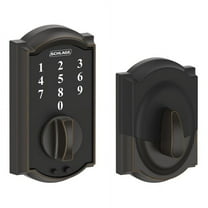 Schlage BE375VCAM716 Aged Bronze Camelot Touch Deadbolt