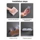 thumbnail image 2 of Cateissary Esponja soporte cocina baño pared ducha baño estante autoadhesivo desmontable drenaje contenedor con percha Almacenamiento y organización del hogar Azul amarillo, 2 of 6