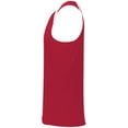thumbnail image 2 of Augusta L Youth Overspeed Track Jersey Scarlet/White 344, 2 of 5