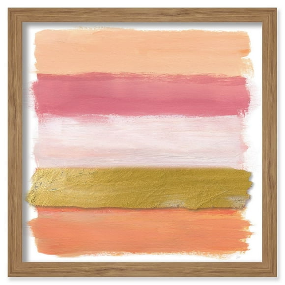Artissimo Designs Coral Strokes Shadow Box - 14 x 14 x 1,18 D