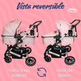 thumbnail image 4 of Carriola Reversible 4 en 1 iBaby Murano Portabebé Autoasiento Rosa Plegable rosa, 4 of 9