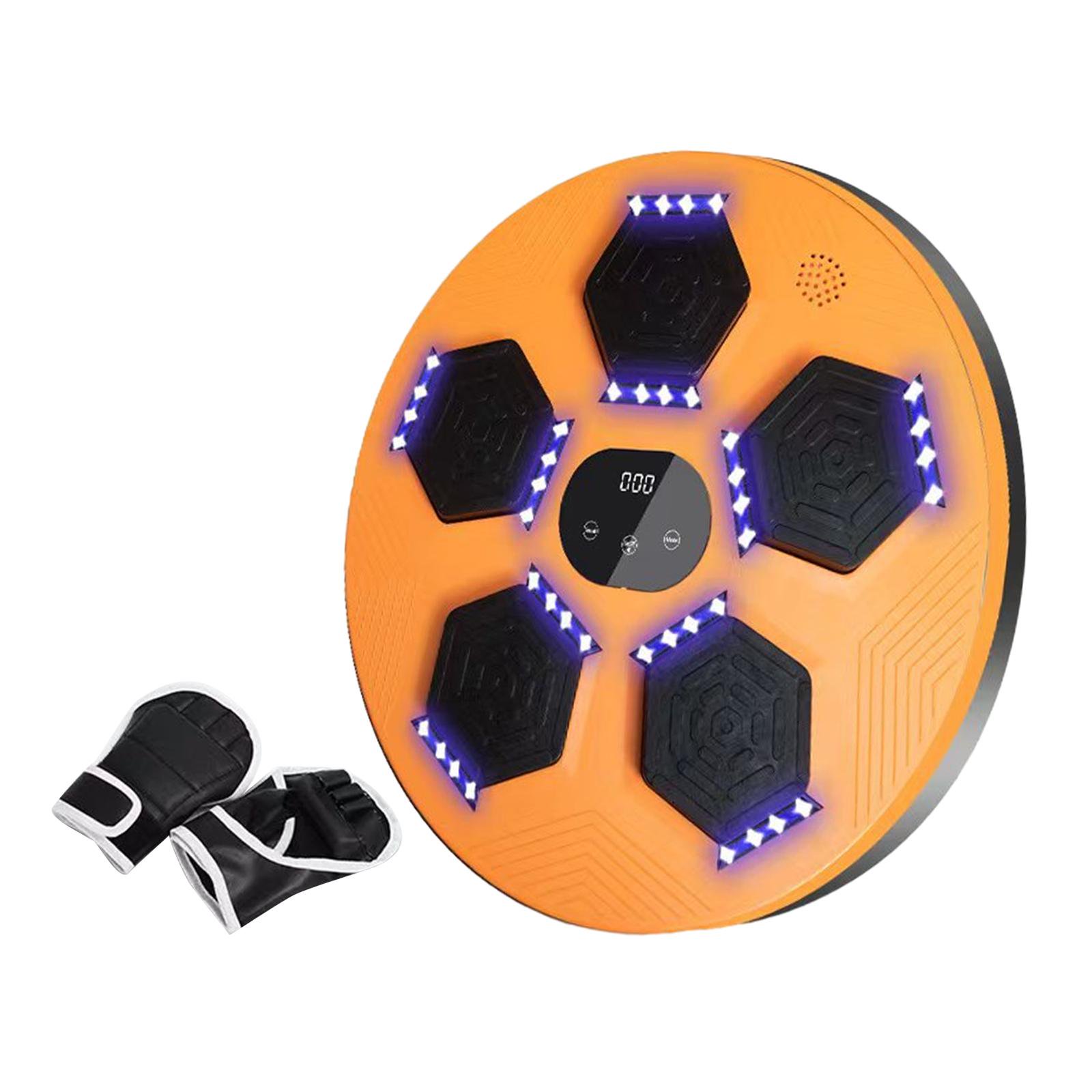 Machine De Boxe Musicale Murale Sans Fil – Cible Interactive, Suivi En Temps Réel, Rythme Personnalisé – Home Gym