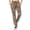 Black, variant on Womens Animal Print Jogger Fleece Lined Drawstring Mid-Rise Casual Bottoms, Snow Leopard, L