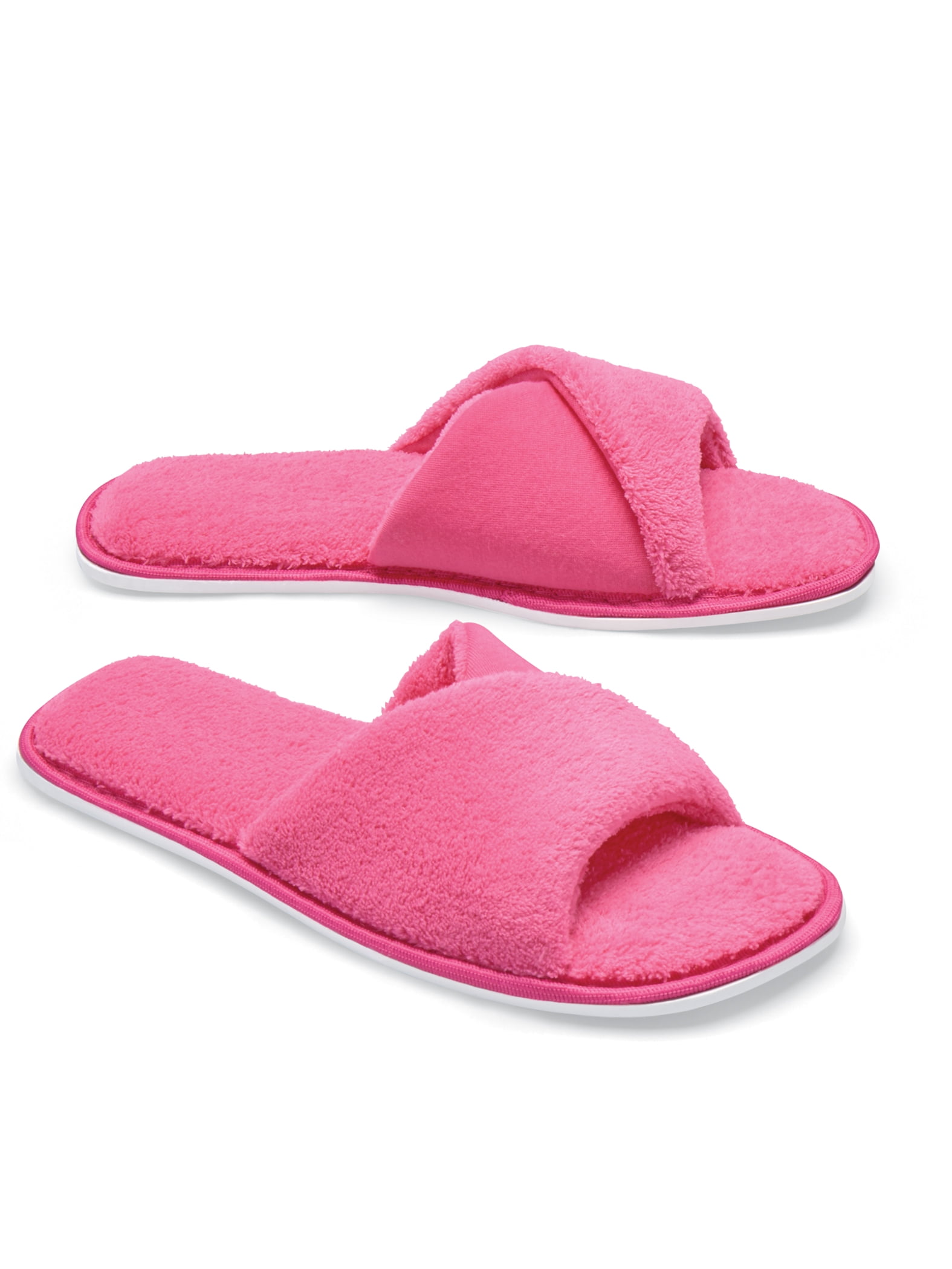 fuchsia slippers