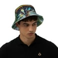 thumbnail image 4 of Rocae Whimsical Treehouse Painting for reflective Bucket Hat for Men Women Summer Beach Travel Summer Cap, 4 of 6