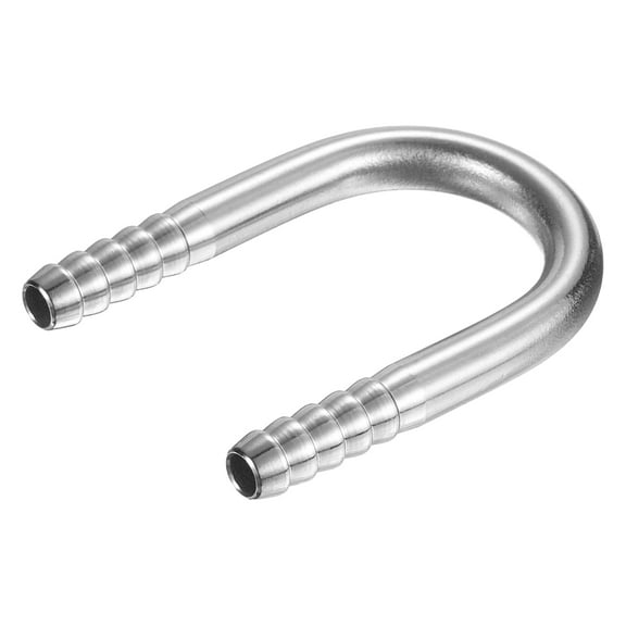 U Shaped Hose Barb Fitting 5/16" (8mm) OD 304 Stainless Steel U-Joint Connector