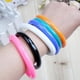 thumbnail image 3 of 6 pulseras de plástico de moda, color caramelo, para fiestas (colores surtidos), 3 of 5