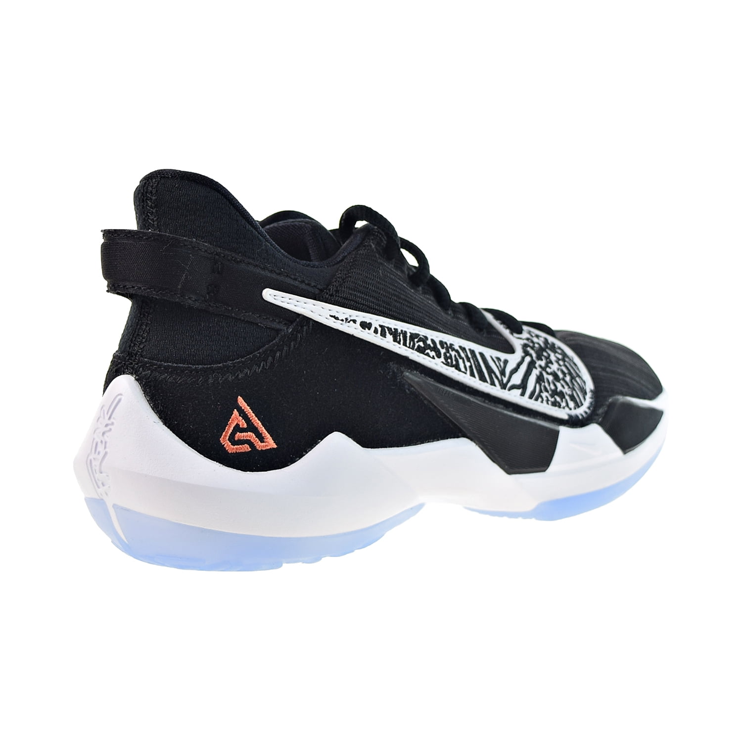 Nike Freak 2 GS Big Kids' Basketball Shoes Black-White-Solar Flare