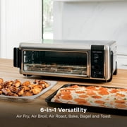Ninja Foodi 6-in-1 9-Slice Countertop Toaster Oven, Air Fryer, Bake w/ Digital Crisp Control Technology, SP080 Stainless Steel