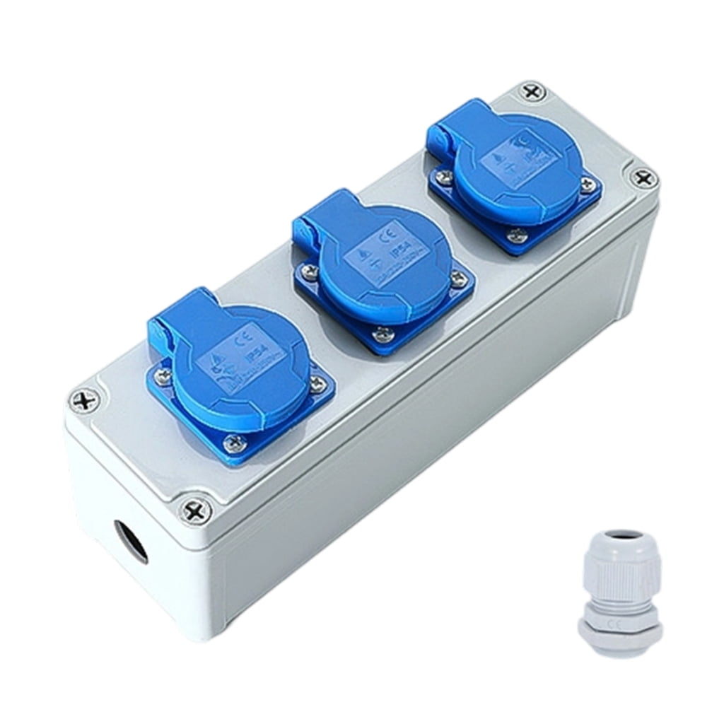 220V 10A Plastic Waterproof Junction Box for Outdoor Electrical Safety