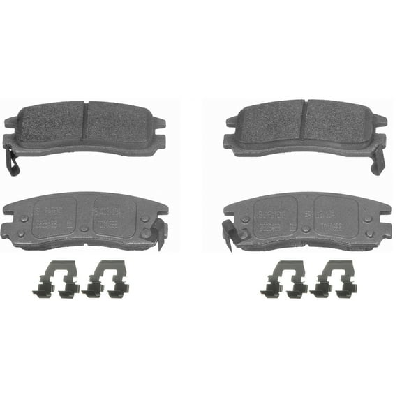 Wagner ThermoQuiet MX714 Semi-Metallic Disc Brake Pad Set Fits select: 2000-2005 BUICK LESABRE, 2004 CADILLAC PROFESSIONAL CHASSIS