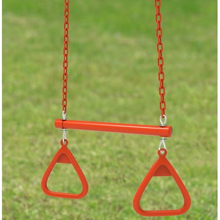 Kids Trapeze Bar With Rings For Swing Set Playground Accessories Set 18 Bar