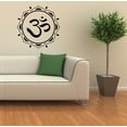 thumbnail image 2 of Vinil Decorativo Adhesivo P/Pared MarkProMX Negro Hogar 60x60cm PrevenShopMX Simbolo físico espiritual OM, 2 of 3