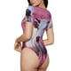 thumbnail image 2 of Fotbe Flower Field Cow Body de Mujer con Cuello Redondo y Mangas Cortas, Sin Mangas Ajustado, Suave, Cómodo y Básico-XX-Large, 2 of 7