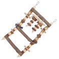 thumbnail image 3 of Bird Chewing Toys, Log Material Bird Ladder Bridge Strong And Durable  For  For Bird Cages, 3 of 8
