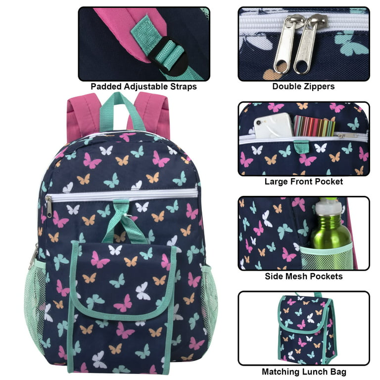 Primary School Lunch Bags for Children Complete Kit Handbags for