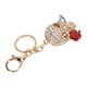 thumbnail image 1 of Llavero De Calavera, Anillos De Llave De Calavera De Flores Gancho, Diamantes De Imitación Checa, Día De La Madre, Colgante De Bolsas, Con Anillos De Llave, Colgante De Autos, 1 of 7
