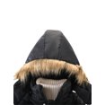 thumbnail image 3 of BemeyourBBs Toddler Baby Boys Winter Warm Fleece Lined Jacket Coat Kids Puffer Jackets Coats Snow Jacket Thick Hooded Down Outdoor Coats Cold Weather Windproof Jacket, 3 of 10