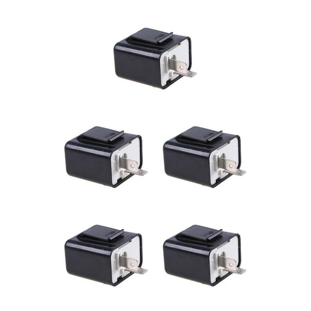 stanreset Clignotants à LED pour Moto, Indicateur de Signal Clignotant Réglable, Clignotants de Remplacement pour Pièces Clignotantes, Noir 1pcs 5ensemble