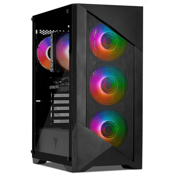 Yeyian Edge Gaming Desktop – Core Ultra 5 225F, GeForce RTX 5060, 32GB DDR5 6000MHz, 2TB SSD – AI‑Ready High‑Airflow Tower with Performance Air Cooling – SKU YPI‑ED225FC‑560P2U