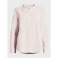 thumbnail image 2 of Free Assembly Women’s Ruffle Neck Shirt with Long Sleeves, Sizes XS-XXL, 2 of 6