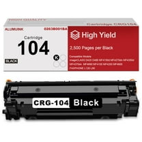 104 Black Toner Cartridge Replacement for Canon imageclass D420 D480 Printer, 1 - Pack