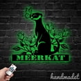 thumbnail image 4 of Handmadetneonsign Meerkat Metal Wall Art Light, Meerkat Metal Sign Wall Decor, Meerkat Metal Decor, 4 of 5