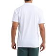 thumbnail image 3 of CAMISETAS POLO PARA HOMBRE INSPIRE CHIC DE MANGA CORTA LIGERAS, AJUSTE REGULAR, CASUAL, DE NEGOCIOS, CAMISA SÓLIDA PARA GOLF XL BLANCA, 3 of 6