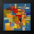 thumbnail image 2 of Calkins, Michelle 12x12 Black Modern Framed Museum Art Print Titled - Scrambled eggs IV, 2 of 5