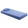 thumbnail image 1 of Lexicon Homelegance Bedding 7" Modern Fabric Twin Mattress Set in Blue, 1 of 12