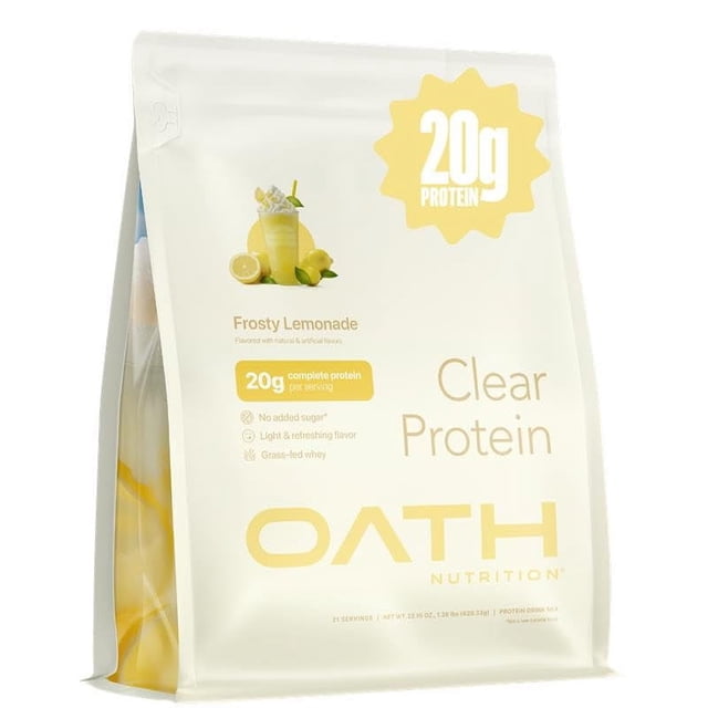 Proteína en polvo OATH NUTRITION Clear Whey Isolate 600 g Frosty Lemonade