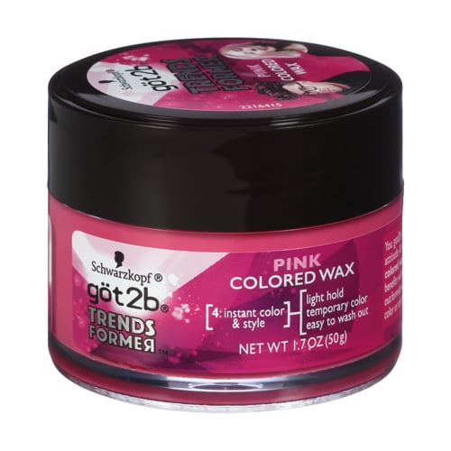 Got 2B Trends Former Pink Colored Wax by Schwarzkopf, Instant Color and