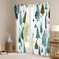 thumbnail image 3 of Manfei Xmas Tree Curtains Pack of 2 (42x84 Each) for Kids Teens Girls,Happy New Year Curtains Blackout,Merry Christmas Bedroom Curtains,Microfiber Bedroom Decor, 3 of 6