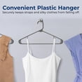thumbnail image 6 of SereneLife 30 Pack Plastic Hangers, Non-Slip, Space-Saving Closet Organizers, Durable and Strong for Shirts, Sweaters, Hoodies, Kids Clothes & Dresses, Ultra-Thin, Lightweight, 6 of 7