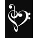 thumbnail image 2 of Camiseta de mujer de verano con Cuello RedondoMusic Note Heart Pattern Print Women'S Fashion T-Shirt, Casual Crew Neck Short Sleeve Top, Comfortable Polyester Knit Fabric with Medium Stretch, Geomet, 2 of 7