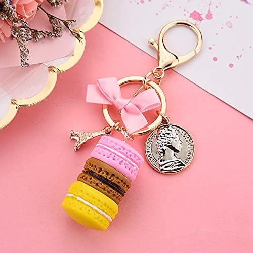 Macaron keychain souvenir Macaron purple