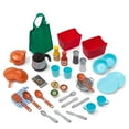 thumbnail image 3 of Step2 Great Gourmet Tan and White Plastic Kid Kitchen Playset includes 35 Piece Toy Kitchen Playset, 3 of 22