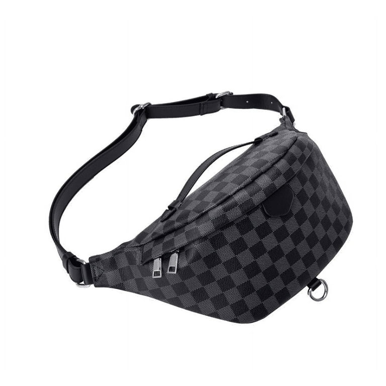 Zsoznqaky Checkered Belt Bag Belts Bag for Women Fanny Pack for Women Checkered Sling Bag for Women Bags Crossbody Waist Pack Fashion Sport Large