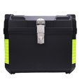 thumbnail image 1 of Motorcycle Rear Case, Motorcycle Rear Top Box 60 L Universal Removable PU Leather Inner Lining  for Scooters with Tail Luggage Rack, 1 of 7