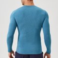 thumbnail image 5 of Qiggri Men's Lightweight Long Sleeve Workout Running T-Shirt Gym Tops Breathable Sports Baseball Undershirts, 5 of 6