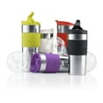 thumbnail image 2 of Bodum Double Wall Travel Mug, 12 oz, Stainless Steel, Gunmetal, 2 of 5