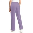 thumbnail image 6 of KAUOD Girls Cotton Sweatpants Straight High Waist Stretchy Joggers Pants Kids Fall Casual Hiking Fleece Trousers Bottoms, 6 of 7