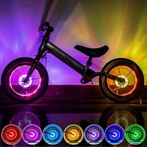 LED Bike Spoke Light USB Rechargeable | Universal Fit 19-30mm Hub | Waterproof IPX5 High Brightness | Flashing & Steady Modes | 12hr Runtime | Energy Saving Wheel Accessory