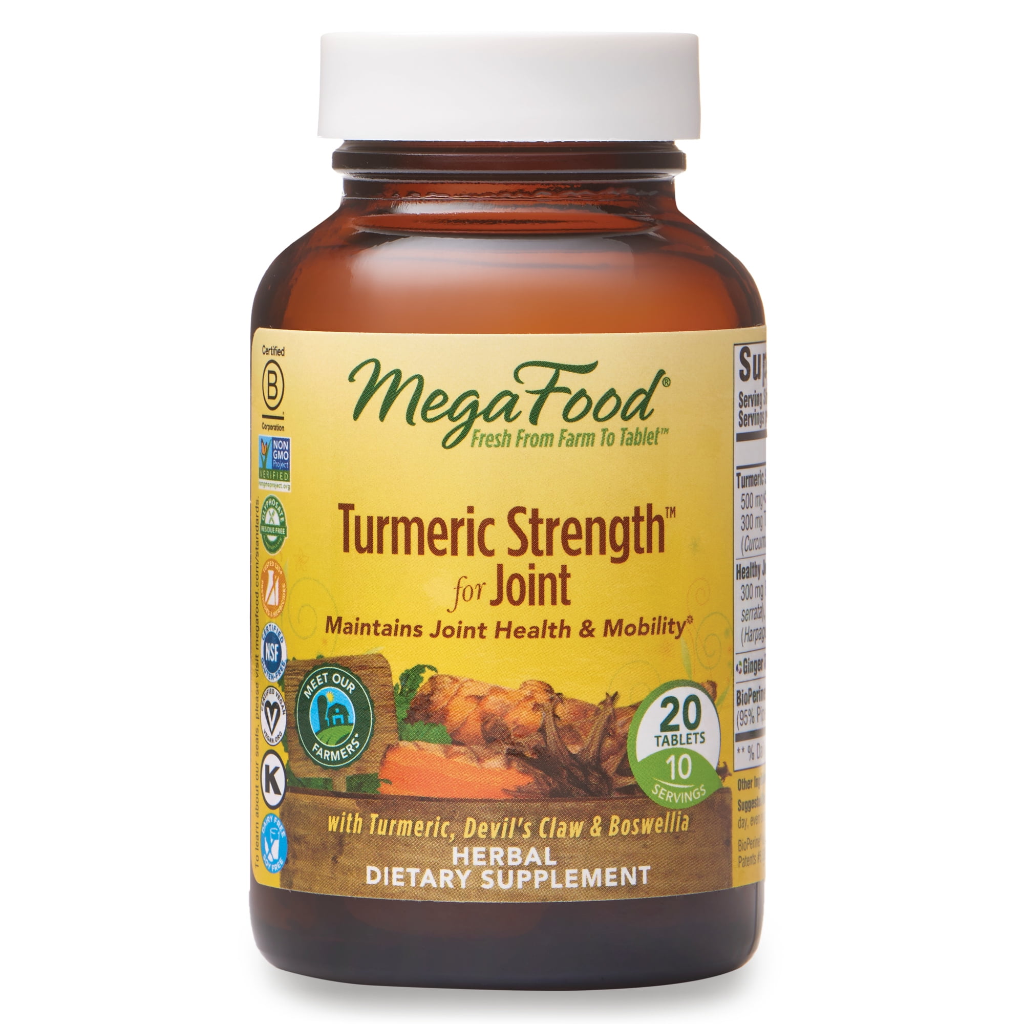 Turmeric Strength for Joint MegaFood 20 Tabs