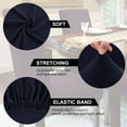 thumbnail image 4 of PiccoCasa Dinning Room Hotel Stretch Chair Cover Removable Slipcover Navy Blue, 4 of 8