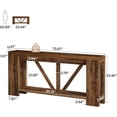 thumbnail image 3 of Tribesigns 2-Tier Console Table with Storage, 70.9" Narrow Long Entryway Table, Farmhouse Entry Sofa Table, 3 of 7