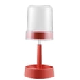 thumbnail image 1 of Unique Bargains Soporte para cepillos de dientes ajustable con tapa para baño Soporte para cepillos de dientes eléctrico Rojo 10.63", 1 of 6