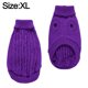 thumbnail image 2 of Suministros para mascotas Ropa para perros Suéter sólido para perros Ropa para perros Otoño e invierno, 2 of 6